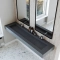 Dobbel vask Corian� Delta Lava Rock
