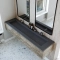 Dobbel vask Corian� Delta Lava Rock