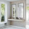 Dobbel vask Corian� Delta Neutral Concrete