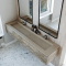 Dobbel vask Corian� Delta Neutral Concrete