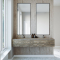 Dobbel vask Corian� Delta Neutral Concrete
