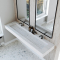 Dobbel vask Corian� Delta Rain Cloud