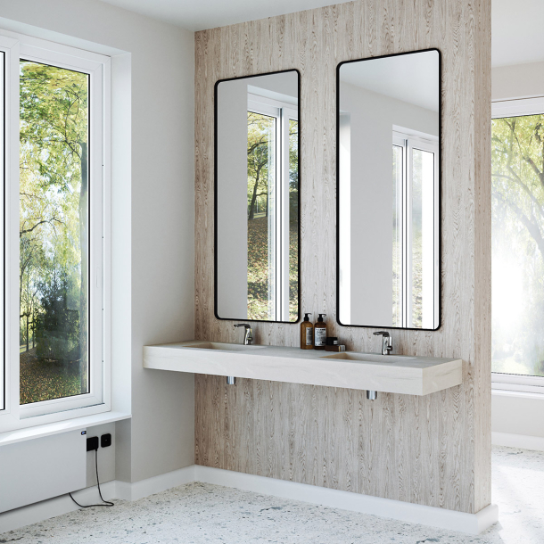 Dobbel vask Corian� Harmoni Artista Beige