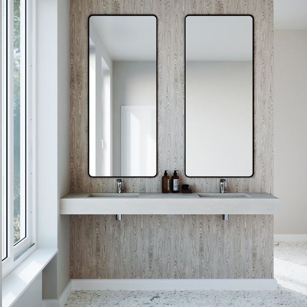 Dobbel vask Corian� Harmoni Artista Beige