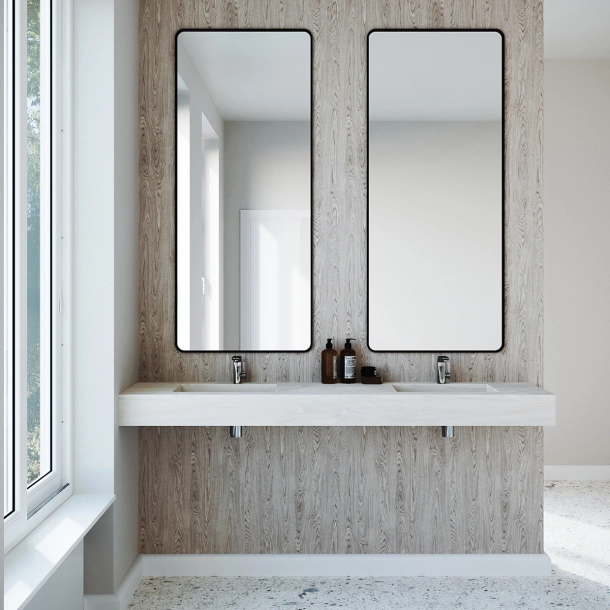 Dobbel vask Corian� Harmoni Artista Canvas