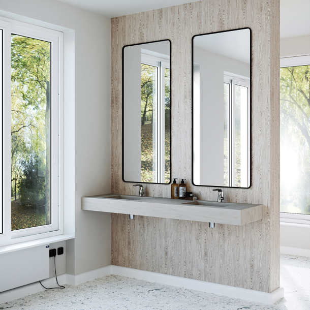 Dobbel vask Corian� Harmoni Artista Dust