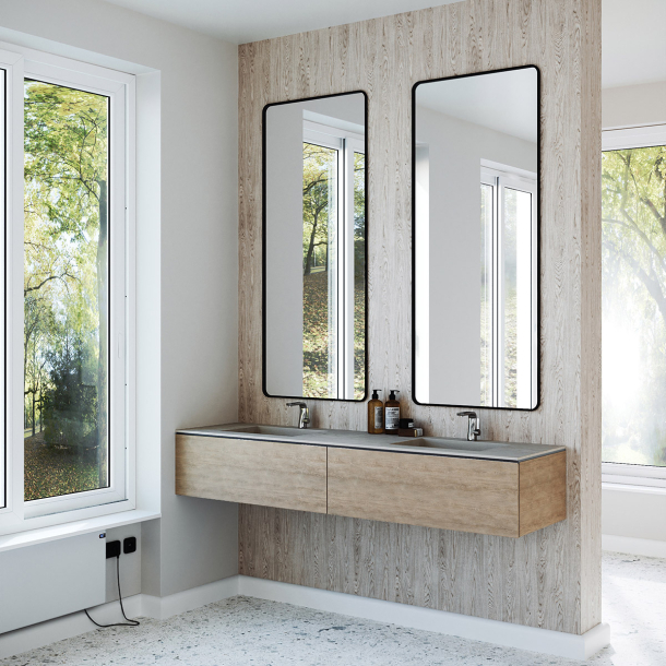 Dobbel vask Corian� Harmoni Artista Dust