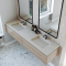 Dobbel vask Corian� Harmoni Carrara Crema
