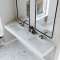 Dobbel vask Corian� Harmoni Carrara Lino