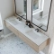 Dobbel vask Corian� Harmoni Carrara Lino