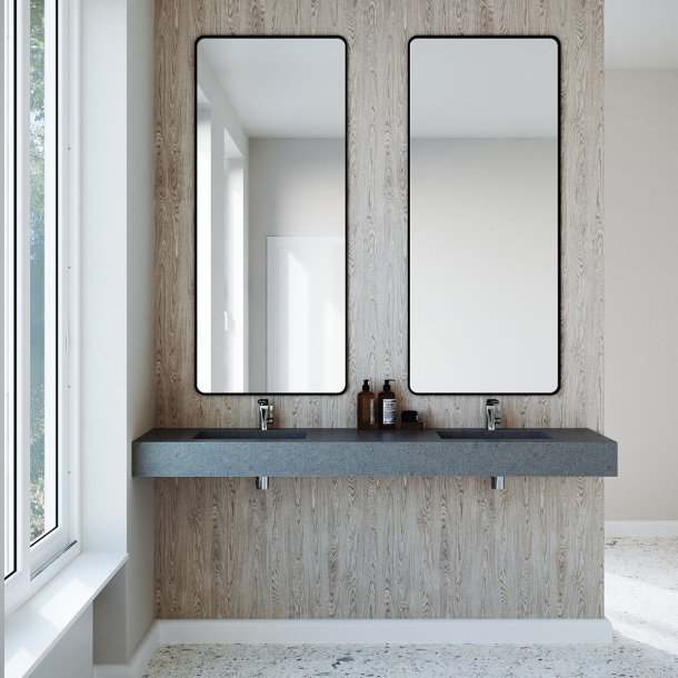 Dobbel vask Corian� Harmoni Lava Rock