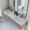 Dobbel vask Corian� Harmoni Limestone Prima