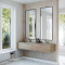 Dobbel vask Corian� Harmoni Neutral Concrete