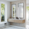 Dobbel vask Corian� Harmoni Rain Cloud
