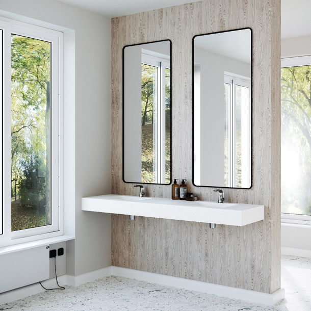 Dobbel vask Corian� Harmoni Sparkling Granita
