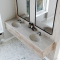 Dobbel Vask Corian� Hill Artista Beige