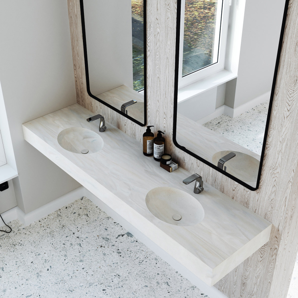 Dobbel Vask Corian� Hill Artista Canvas