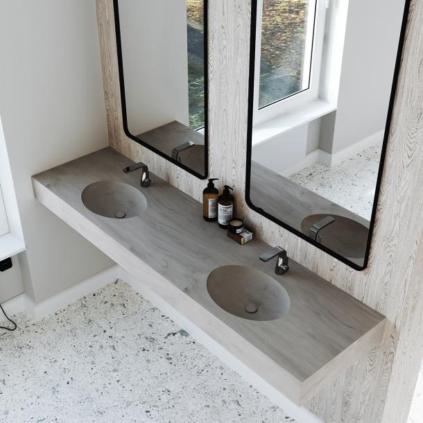 Dobbel Vask Corian� Hill Artista Dust