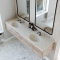 Dobbel Vask Corian� Hill Carrara Crema