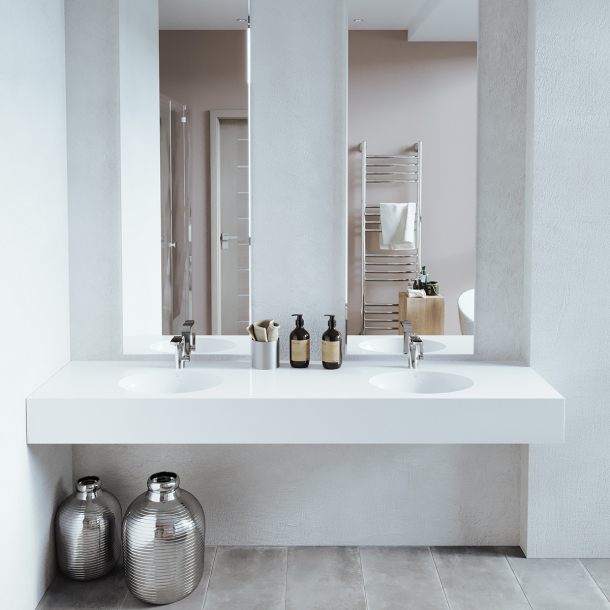 Dobbel vask Corian� Hill