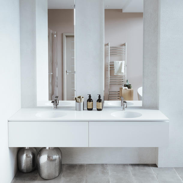 Dobbel vask Corian� Hill