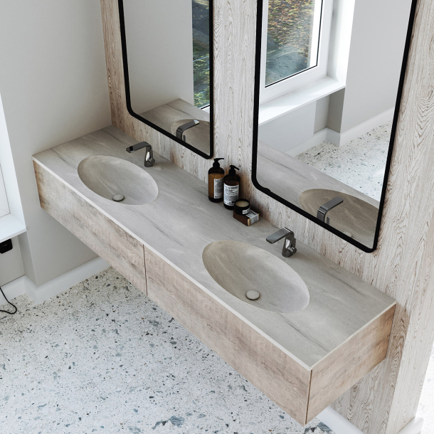 Dobbel Vask Corian� Moon Artista Beige