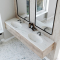 Dobbel Vask Corian� Moon Carrara Lino