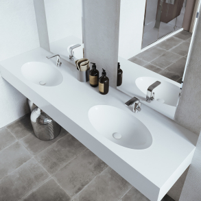 Dobbel vask Corian� Moon