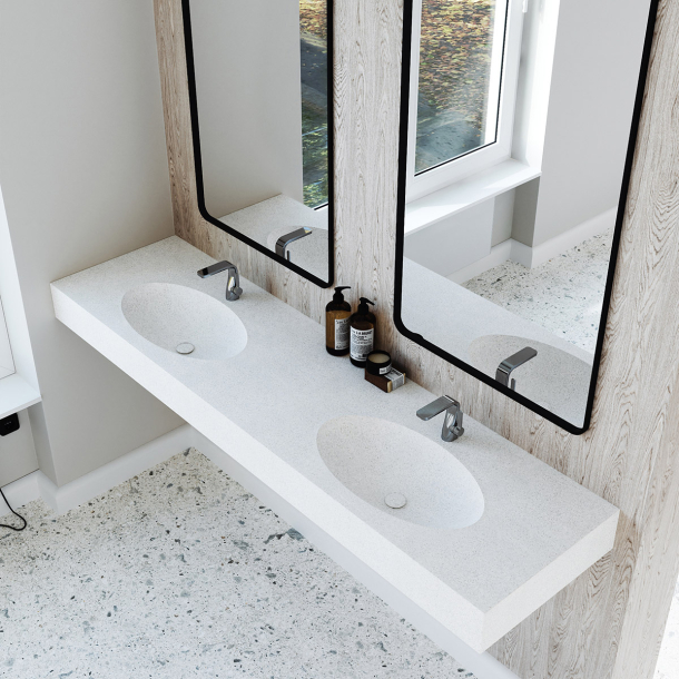 Dobbel Vask Corian� Moon Sparkling Granita