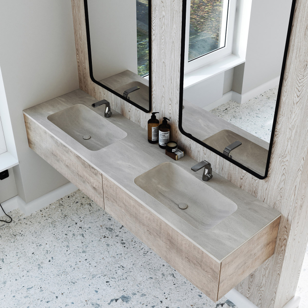 Dobbel Vask Corian� Nica Artista Beige