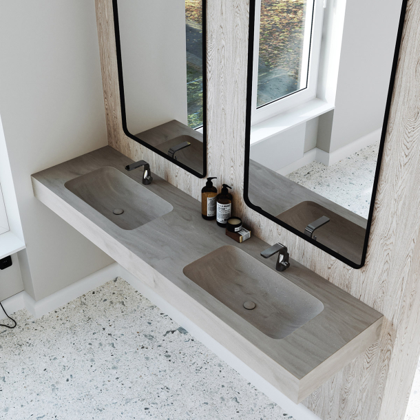 Dobbel Vask Corian� Nica Artista Dust