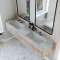 Dobbel Vask Corian� Nica Artista Gray