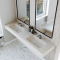 Dobbel Vask Corian� Nica Carrara Crema