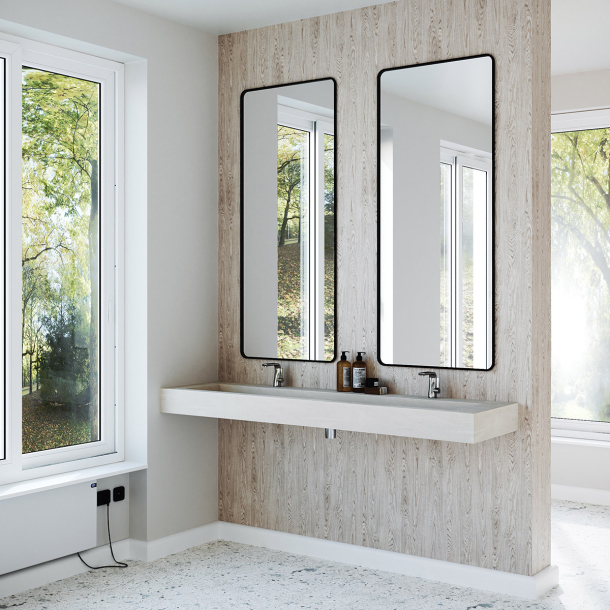 Dobbel vask Corian� Piano Artista Beige