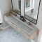 Dobbel vask Corian� Piano Artista Beige