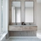 Dobbel vask Corian� Piano Artista Gray