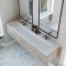 Dobbel vask Corian� Piano Limestone Prima