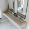 Dobbel vask Corian� Piano Neutral Concrete