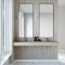Dobbel vask Corian� Piano Neutral Concrete