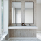 Dobbel vask Corian� Piano Rain Cloud