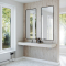 Dobbel vask Corian� Shift Artista Beige