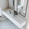 Dobbel vask Corian� Shift Artista Canvas