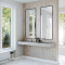 Dobbel vask Corian� Shift Artista Dust