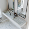 Dobbel vask Corian� Shift Artista Gray