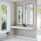 Dobbel vask Corian� Shift Artista Gray