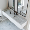 Dobbel vask Corian� Shift Artista Gray