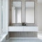 Dobbel vask Corian� Shift Artista Gray