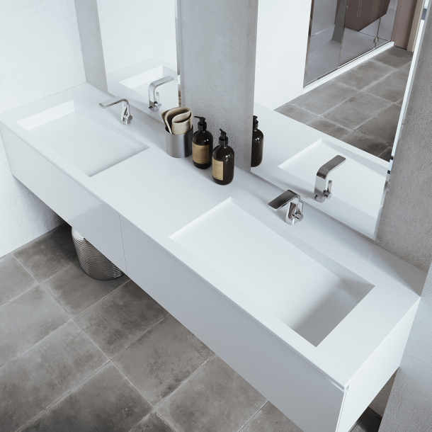 Dobbel vask Corian� Shift
