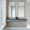 Dobbel vask Corian� Shift Lava Rock