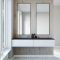 Dobbel vask Corian� Shift Lava Rock